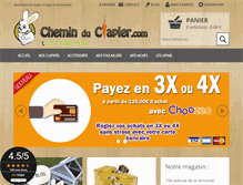 Tablet Screenshot of chemin-du-clapier.com